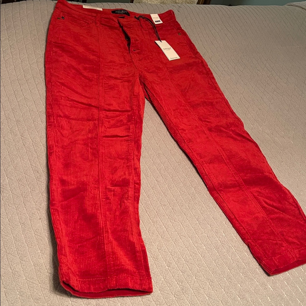Judy Blue Scarlet Corduroy Pants